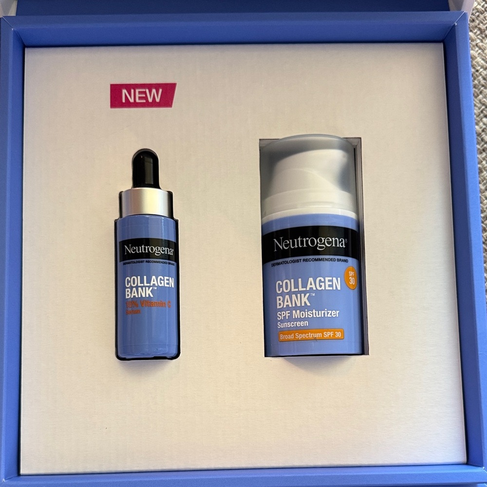 UNOPENED Neutrogena Collagen Bank Serum & Moisturizer